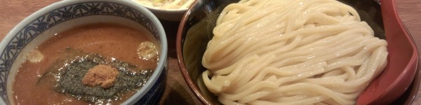 つけ麺 (中) + ちょこっと野菜