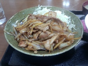 豚肉生姜焼定食 (ライス 大)