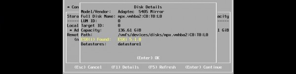 ESXi 5.1 ? Install or Updrade (F1 Details)