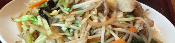 肉野菜炒め定食 (3)