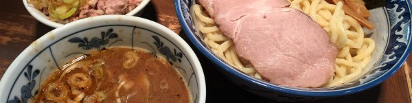 つけ麺 (普通盛) + ミニ刻みチャーシュー丼